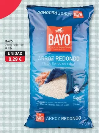 Oferta de Bayo - Arroz Redondo por 8,29€ en Gros Mercat