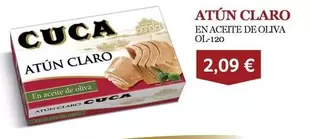 Oferta de Cuca - Atun Claro por 2,09€ en Gros Mercat