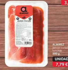 Oferta de Almirez - Jamon Curado Lonchas por 7,79€ en Gros Mercat