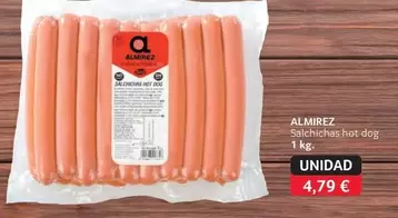 Oferta de Almirez - Salchichas Hot Dog por 4,79€ en Gros Mercat