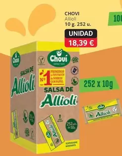 Oferta de Chovi - Allioli por 18,39€ en Gros Mercat