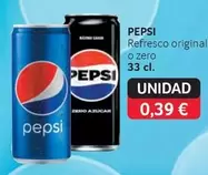 Oferta de Pepsi - Refresco Original O Zero por 0,39€ en Gros Mercat