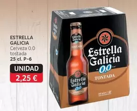 Oferta de Estrella Galicia - Cerveza 0,0 Tostada por 2,25€ en Gros Mercat