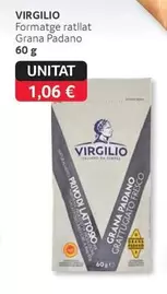 Oferta de Virgilio - Formatge Ratllat Grana Padano por 1,06€ en Gros Mercat