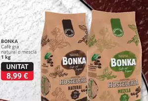 Oferta de Nestlé - Bonka Cafe Gra Natural O Mescla por 8,99€ en Gros Mercat