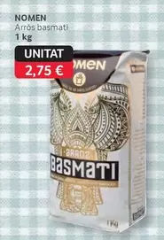 Oferta de Nomen - Arròs Basmati por 2,75€ en Gros Mercat