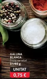 Oferta de Gallina Blanca - por 0,75€ en Gros Mercat