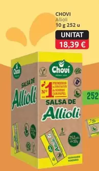 Oferta de Chovi - Allioli por 18,39€ en Gros Mercat