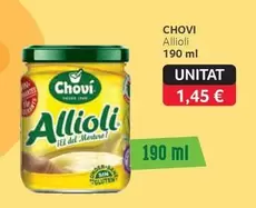 Oferta de Chovi - Allioli por 1,45€ en Gros Mercat