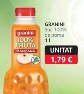 Oferta de Granini - Suc 100% De Poma por 1,79€ en Gros Mercat