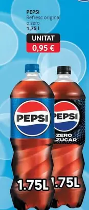 Oferta de Pepsi - Refresco Original O Zero por 0,95€ en Gros Mercat