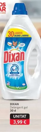 Oferta de Dixan - Detergent Gel por 3,99€ en Gros Mercat