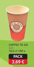 Oferta de Coffee To Go/ Got por 3,69€ en Gros Mercat