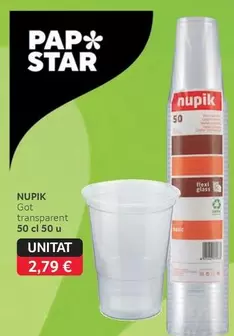 Oferta de Nupik - Got Transparent por 2,79€ en Gros Mercat