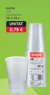 Oferta de Nupik - Got Transparent por 0,79€ en Gros Mercat