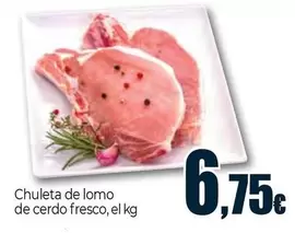 Oferta de Chuleta De Lomo De Cerdo Fresco por 6,75€ en Unide Market