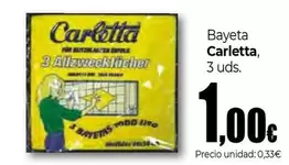 Oferta de Carletta - Bayeta por 1€ en Unide Market