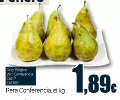 Oferta de Pera Conferencia por 1,89€ en Unide Supermercados