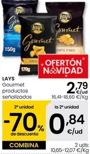 Oferta de Lay's - Gourmet Productos Senalizados por 2,79€ en Eroski