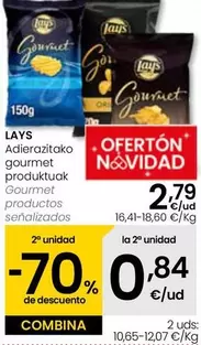 Oferta de Lay's - Gourmet Productos Senalizados por 2,79€ en Eroski