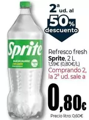 Oferta de Sprite - Refresco Fresh por 1,59€ en Unide Supermercados