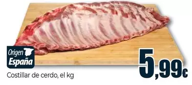 Oferta de Costillar De Cerdo por 5,99€ en Unide Market