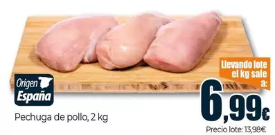 Oferta de Pechuga De Pollo por 6,99€ en Unide Market