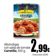 Oferta de Carretilla - Albondigas Con Salsa De Tomate por 2,99€ en Unide Market