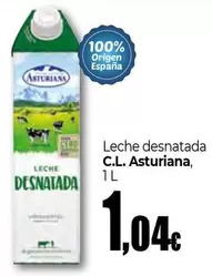 Oferta de Central Lechera Asturiana - Leche Desnatada por 1,04€ en Unide Market