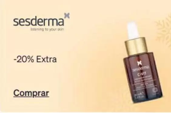 Oferta de Sesderma - 20% Extra en Atida MiFarma