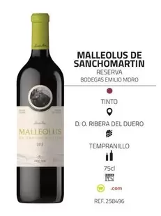 Oferta de Malleolus -  De Sanchomartín en Supermercados MAS