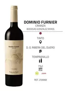 Oferta de Fournier - Crianza Bodegas Gonzalez Byass en Supermercados MAS