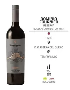 Oferta de Dominio Fournier - Reserva Bodegas  en Supermercados MAS