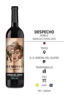 Oferta de Despecho - Roble Bodegas Torre Oría en Supermercados MAS