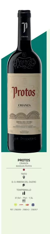 Oferta de Protos - Vino Tinto Gran Reserva D.o. Ca. Rioja en Supermercados MAS