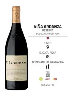 Oferta de Viña Ardanza - Reserva Bodega La Rioja Alta en Supermercados MAS