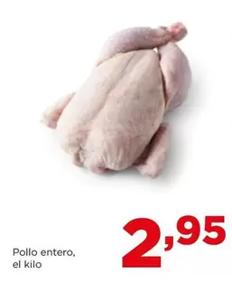 Oferta de Pollo Entero por 2,95€ en Alimerka