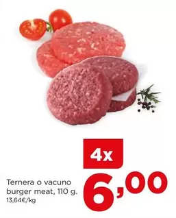 Oferta de Ternera O Vacuno Burger Meat por 6€ en Alimerka