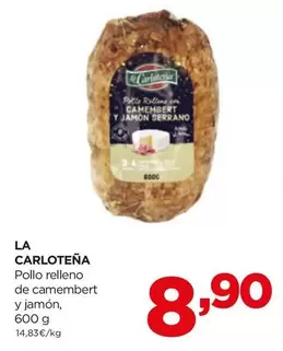 Oferta de La Carloteña - Pollo Relleno De Camembert Y Jamon por 8,9€ en Alimerka