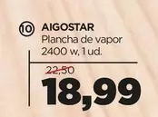 Oferta de Plancha De Vapor 2400 W, 1 Ud. por 18,99€ en Alimerka