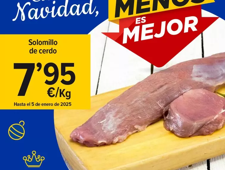 Oferta de Solomillo De Cerdo por 7,95€ en Cash Fresh