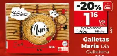 Oferta de Dia Galleteca - Galletas Maria por 1,16€ en Dia