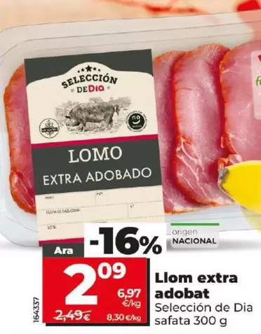 Oferta de Seleccion De Dia - Lomo Extra Adobado por 2,09€ en Dia