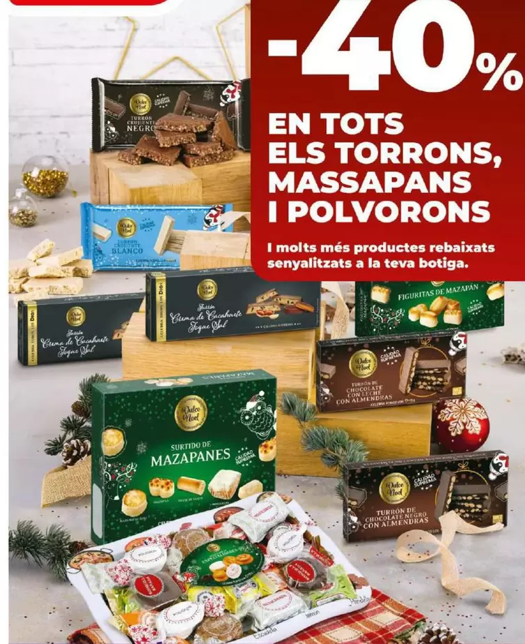 Oferta de En Todos Los Turrones, Mazapanes Y Polvorones en Dia