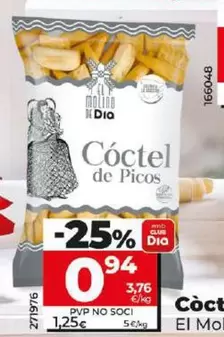 Oferta de El Molino De Dia - Còctel De Picos por 0,94€ en Dia