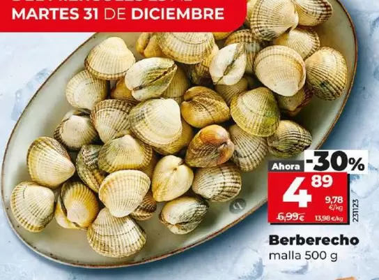 Oferta de Berberecho por 4,89€ en Dia