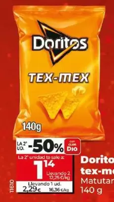 Oferta de Doritos - Doritos Tex-Mex por 2,29€ en Dia