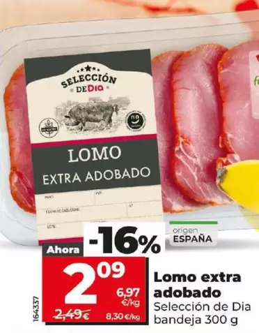 Oferta de Seleccion De Dia - Lomo Extra Adobado por 2,09€ en Dia