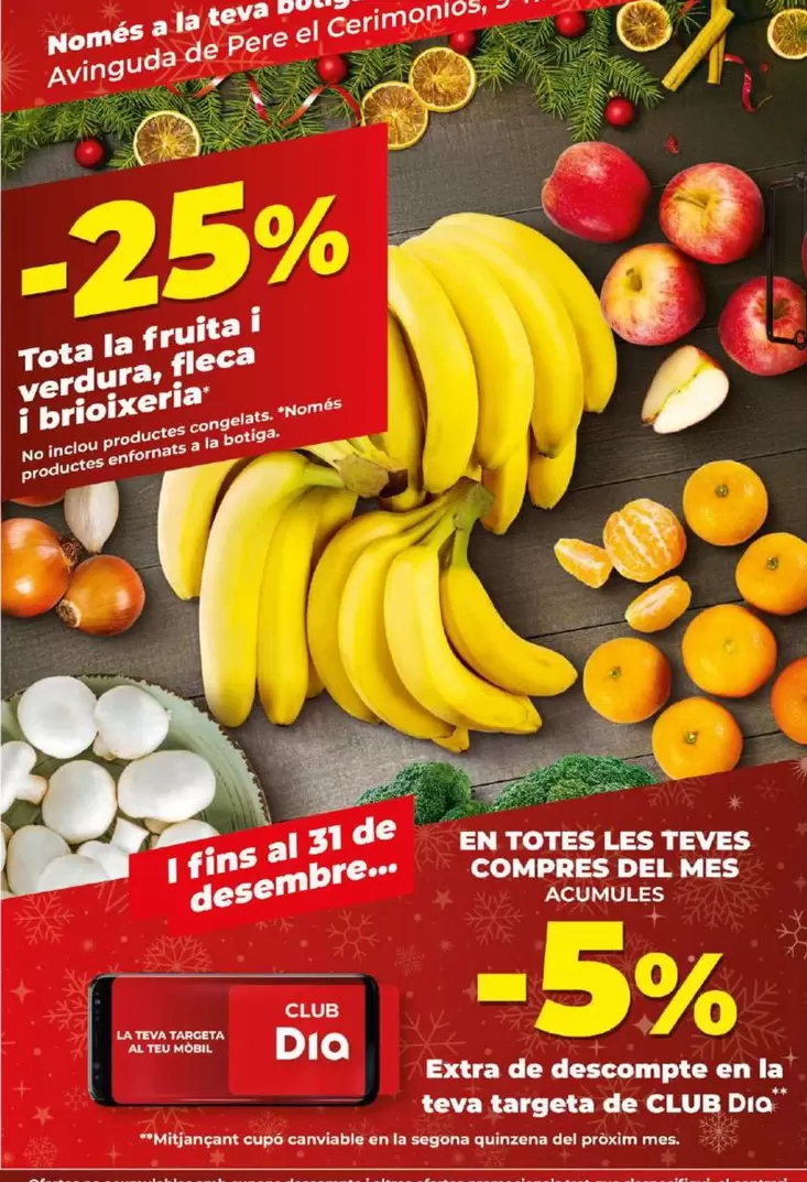 Oferta de Todo La Fruta Y Verdura, Panaderia Y Bolleria en Dia