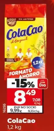 Oferta de Cola Cao - 1,2 Kg por 8,49€ en Dia